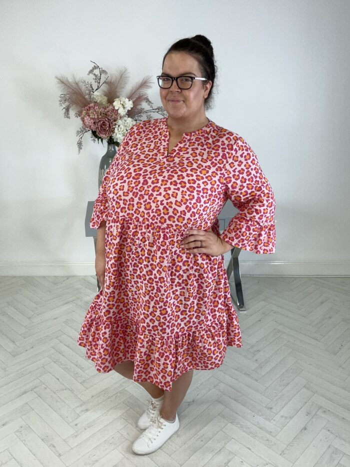 Only Colourful Leopard Tunic Dress