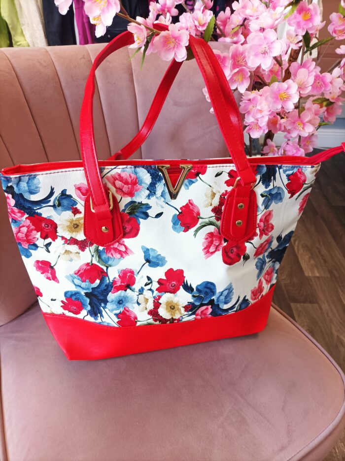 Floral Print Shoulder Bag