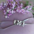 Silver Squares Stretch Belt