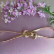 Gold Twist Knot Stretch Belt