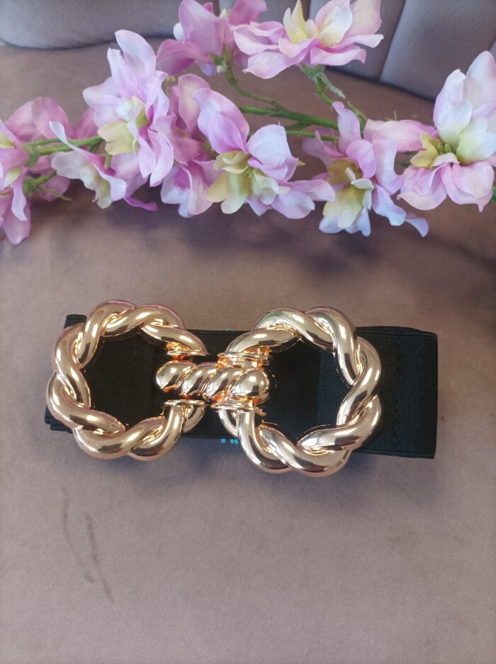 Gold Twist Buckle Belt