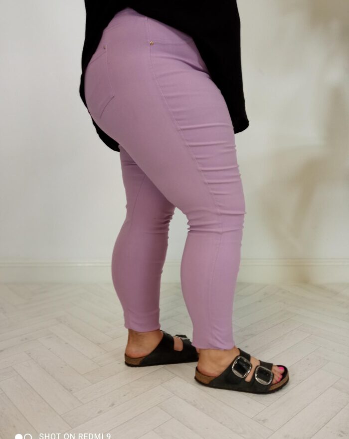 Lilac Curvy Trousers