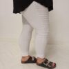 White Curvy Trousers