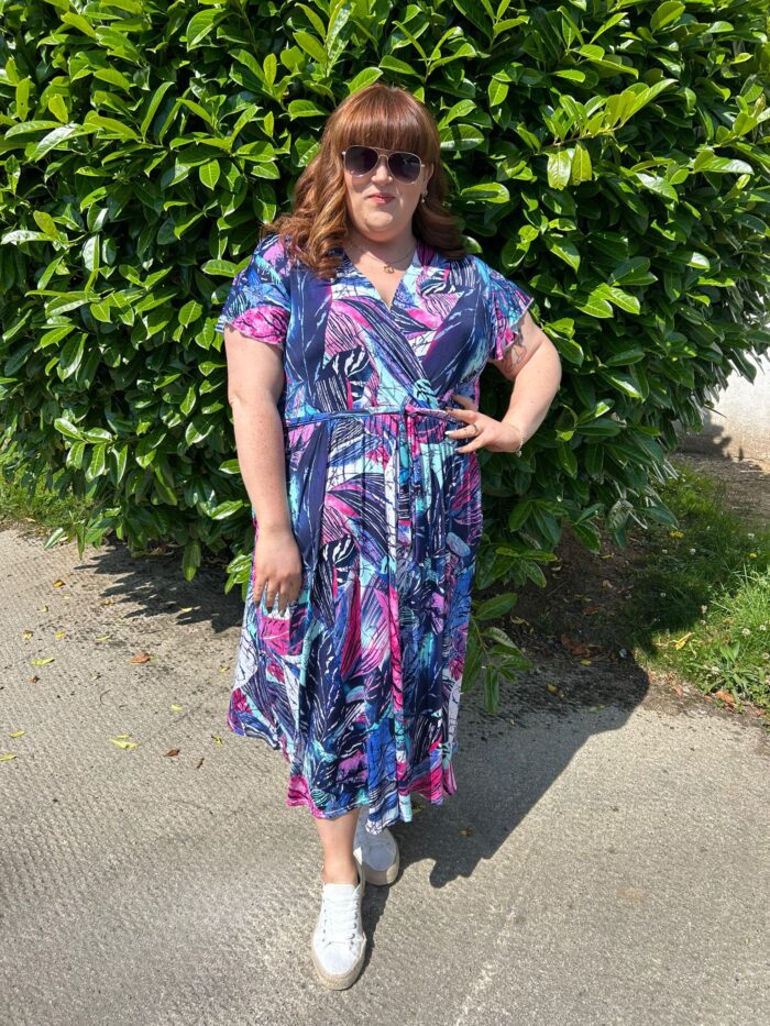The Electric Palm Shelly Dress