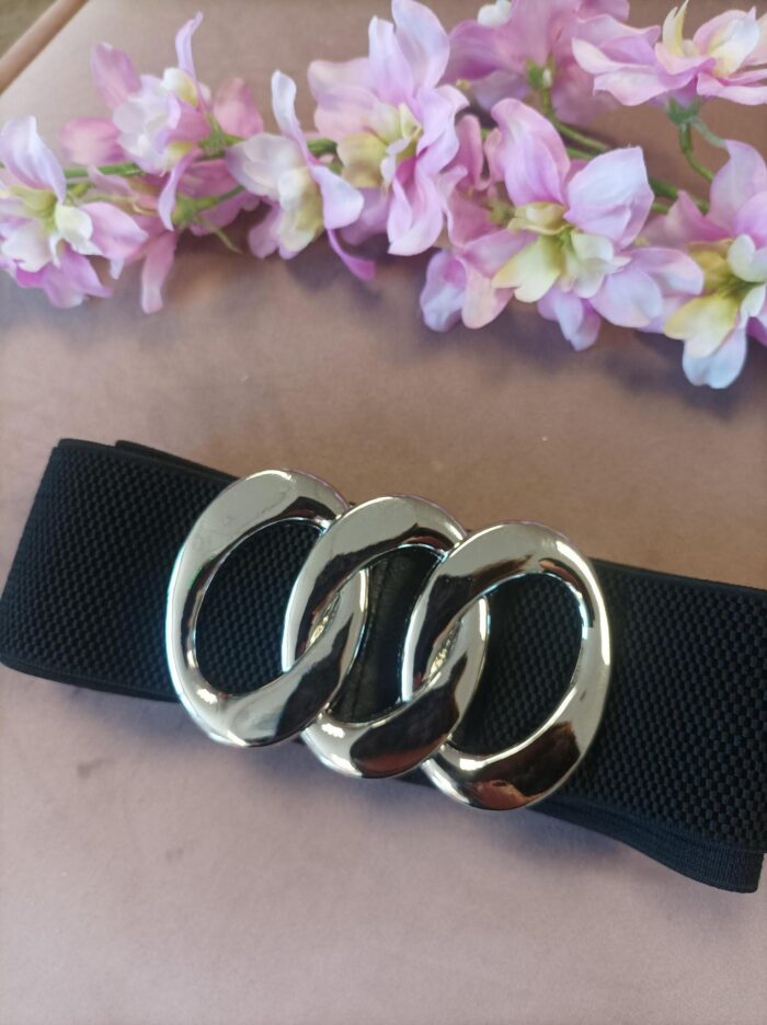 Silver Triple Loop Belt