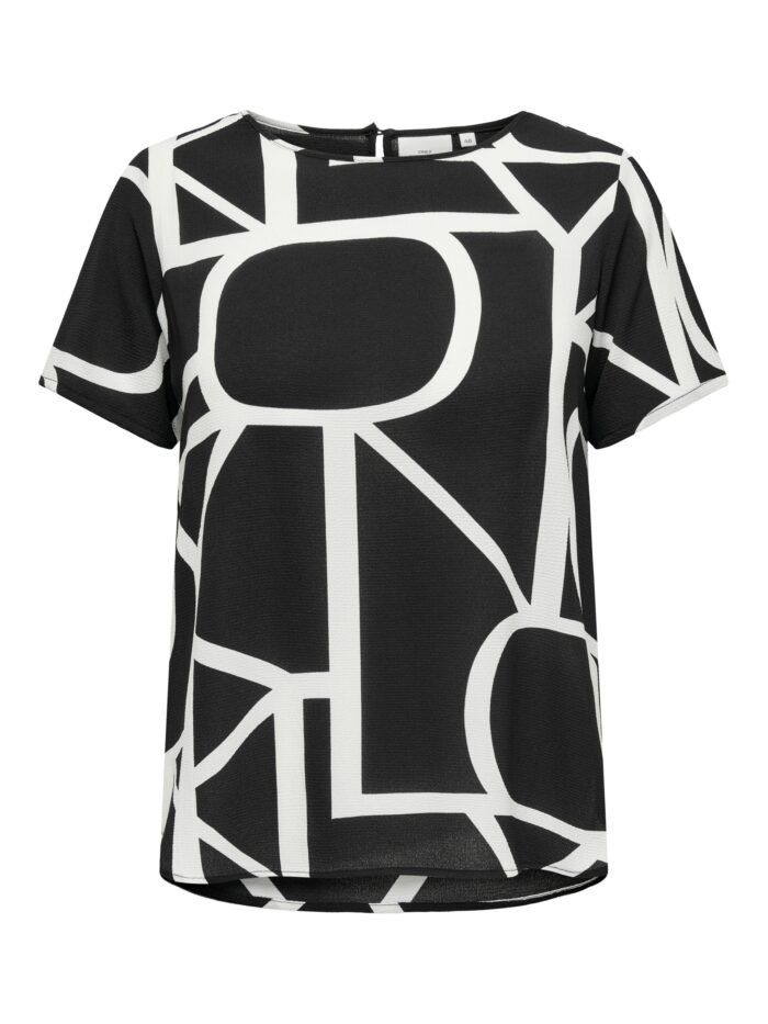 Only Carvica Graphic Lines Top - Image 2