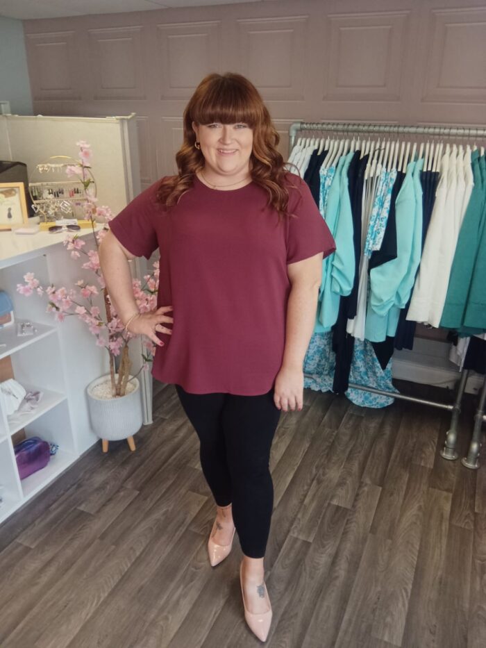 Only Carvica Deep Berry Top