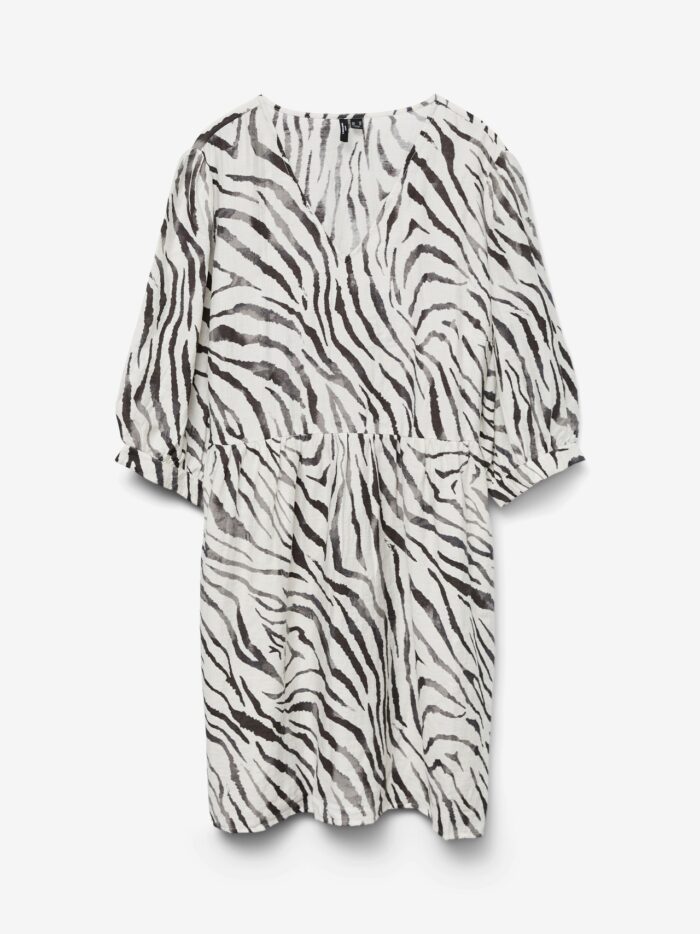 Vero Moda Short Zebra Dress - Image 4