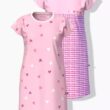 Ulla Popken 2 Piece Sleep Tees- Sweet Checks