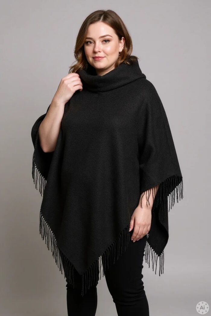 VERO MODA Poncho (Black)