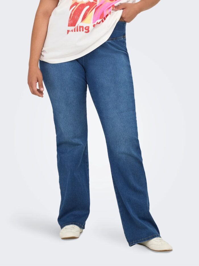 Only Mid Waist Flared Fit Jeans
