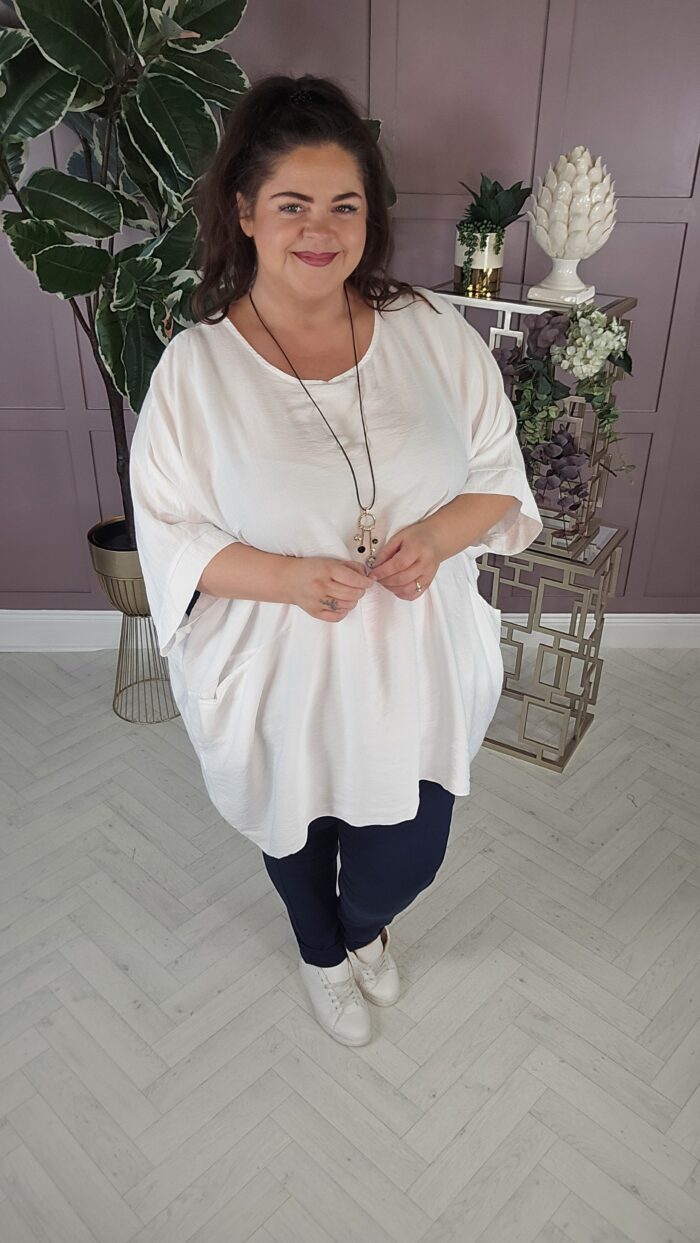 White Kaftan Style Top
