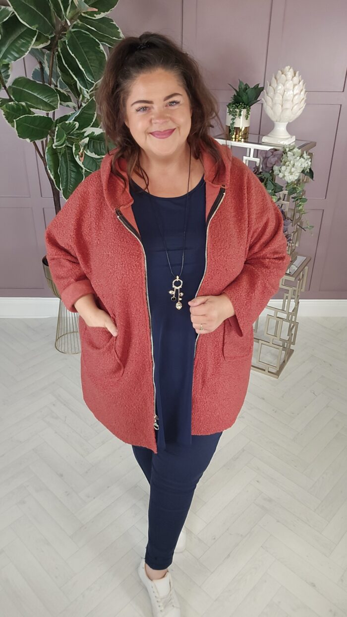 Danny Rust Teddy Coat