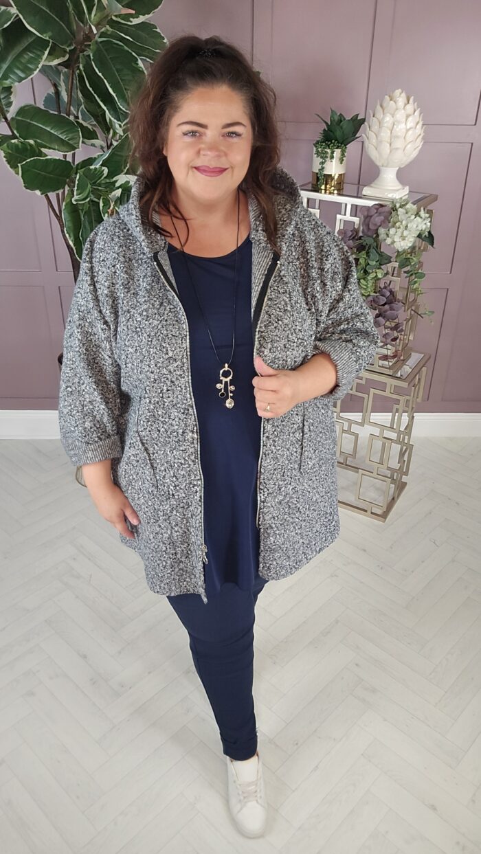 Danny Grey Teddy Coat