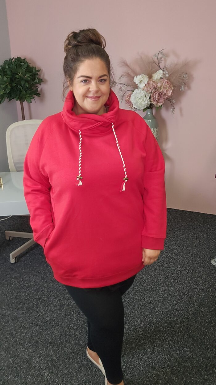 UllaPopken Cowl Neck (Salsa)
