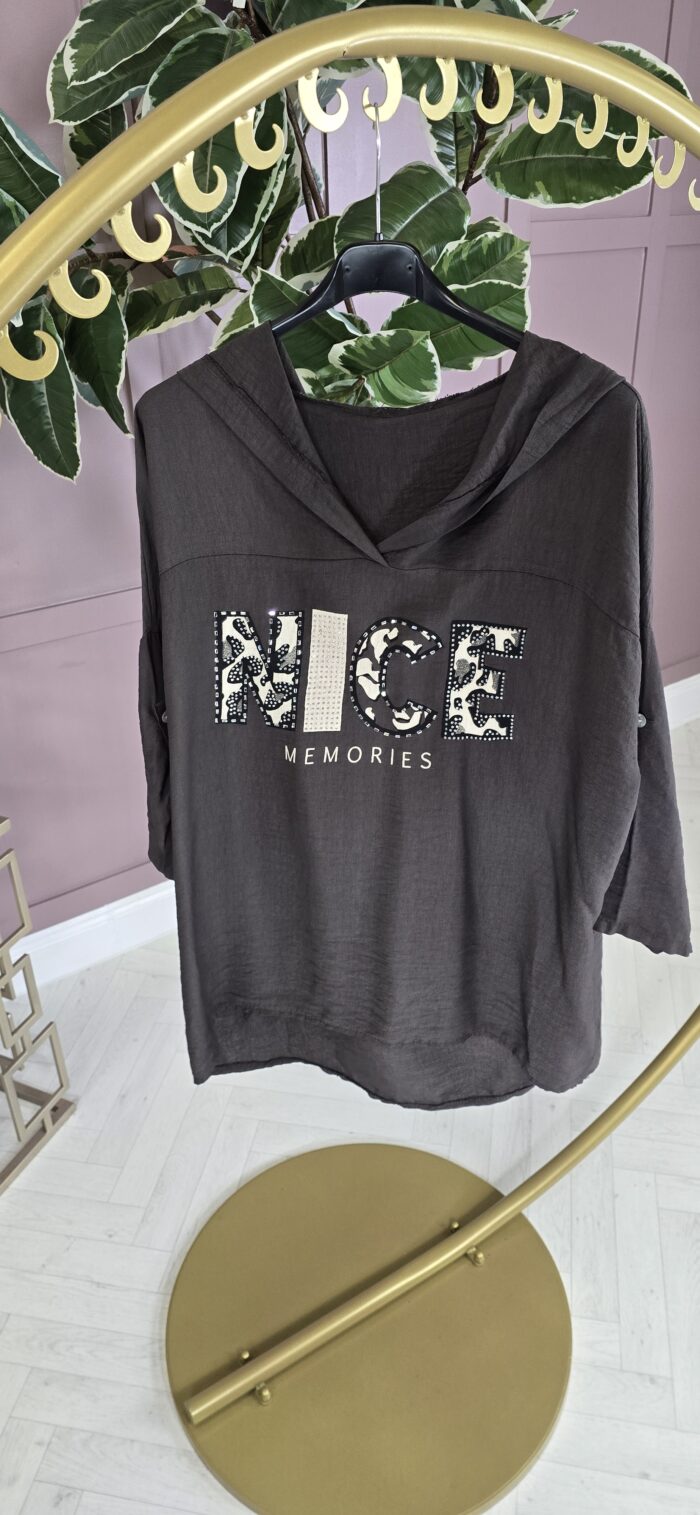 Nice Memories Brown Top