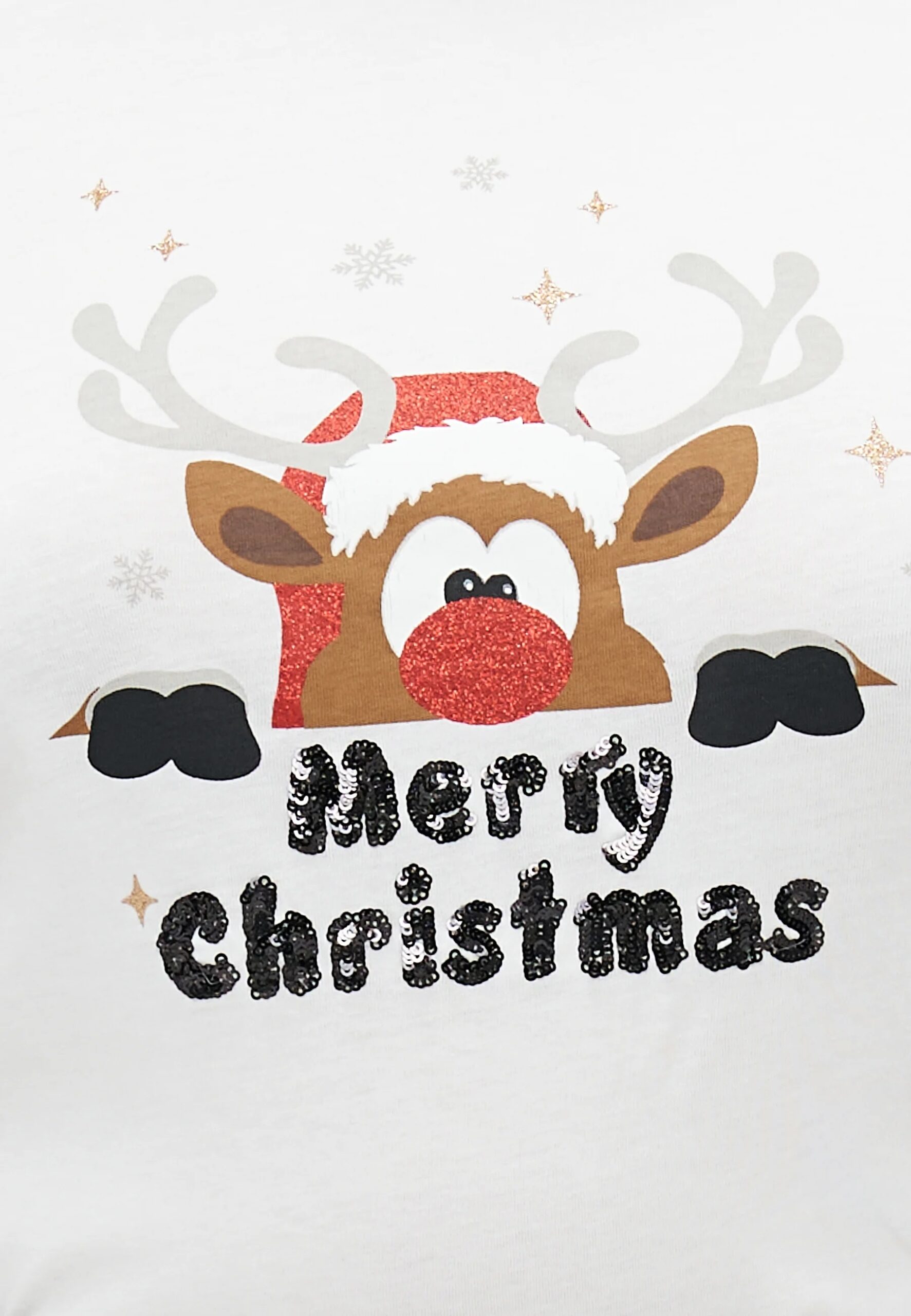 ONLY Reindeer Christmas T-Shirt - Image 4