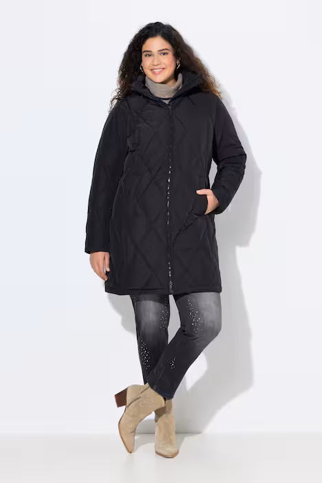 UllaPopken Quilted Jacket (Black) - Image 4