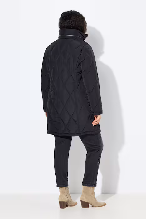 UllaPopken Quilted Jacket (Black) - Image 3