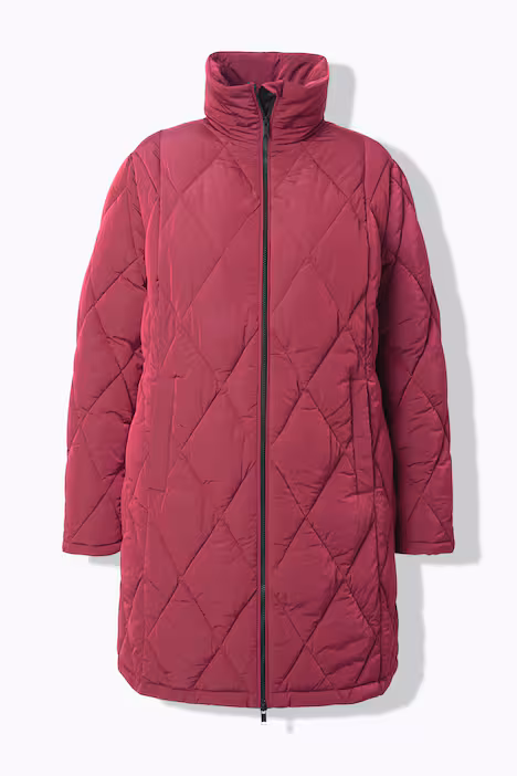 UllaPopken Quilted Coat (Red) - Image 3