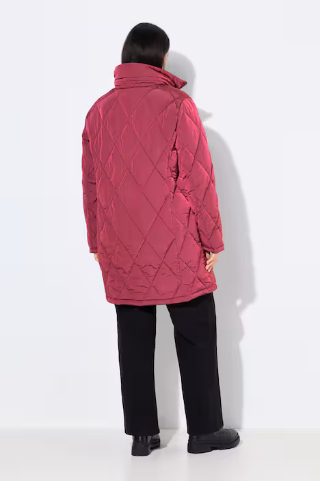 UllaPopken Quilted Coat (Red) - Image 5
