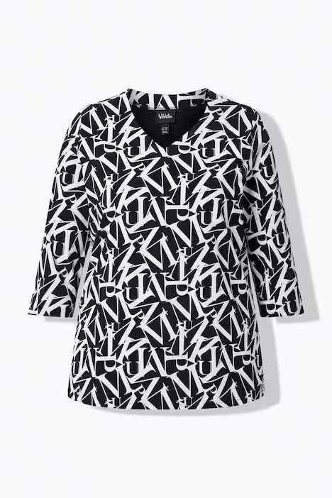 UllaPopken Letter Print Tee - Image 3