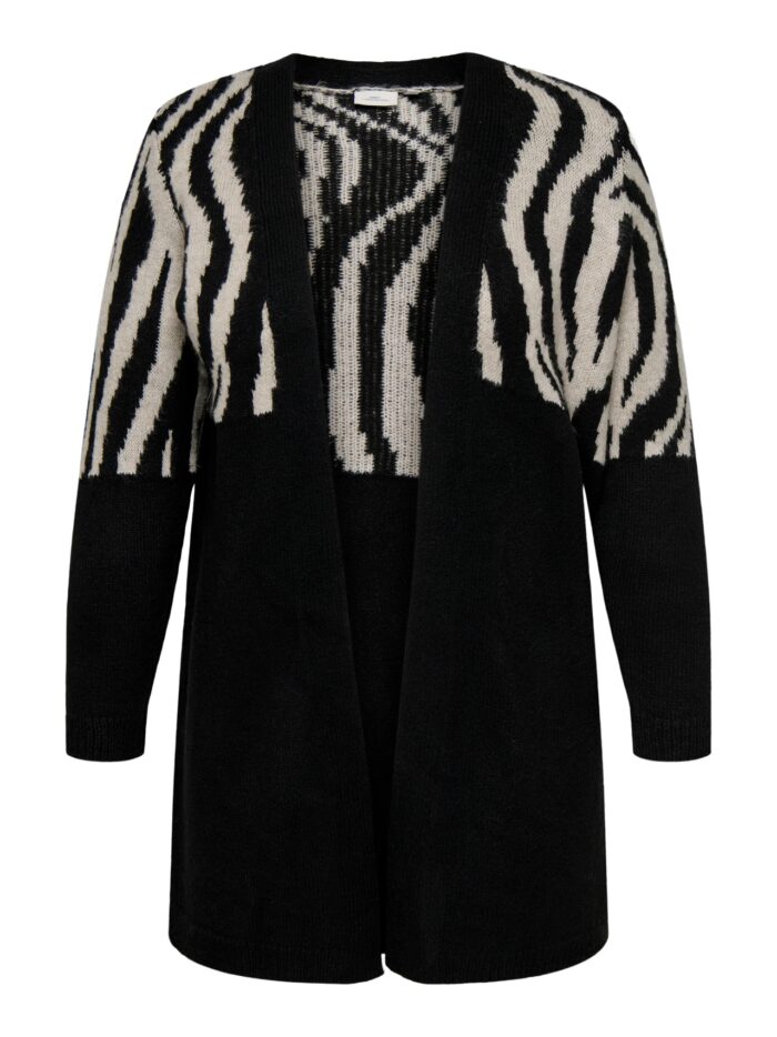 ONLY  Knitted Cardigan (Black) - Image 3
