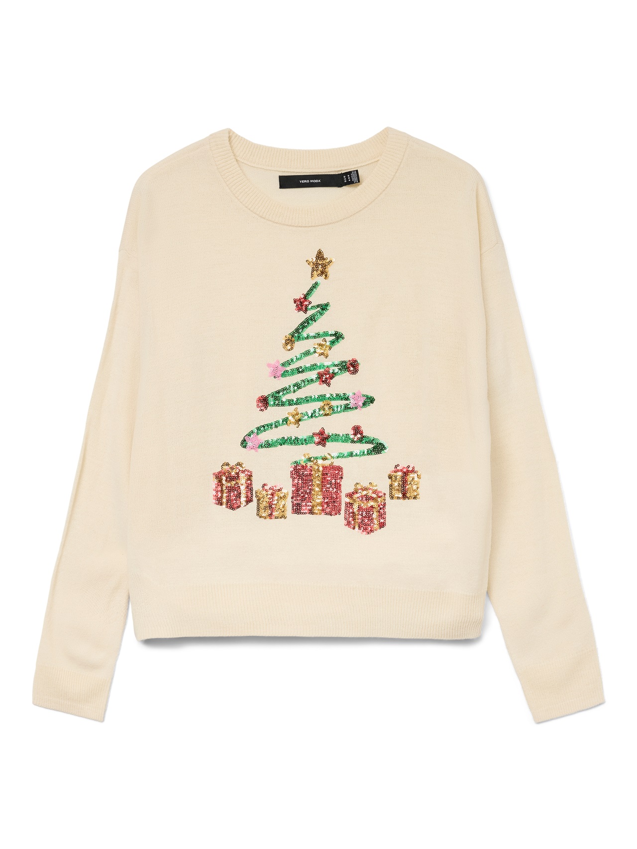 VeroModa Christmas Tree Jumper - Image 2
