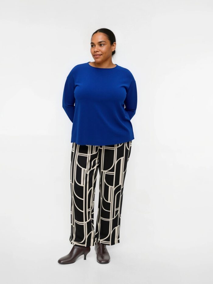 VeroModa Knitted Pullover (Blue)