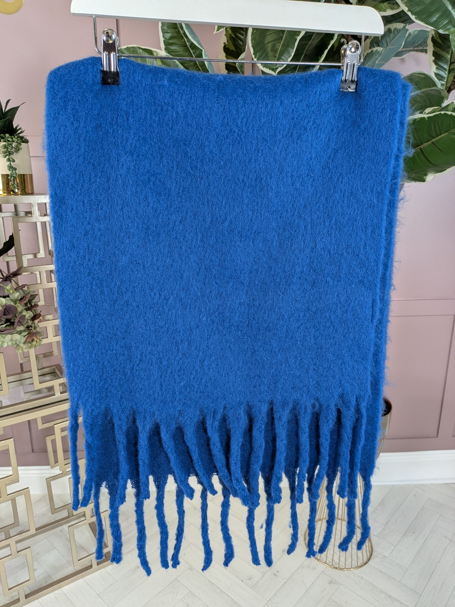 Royal Blue Cosy Scarf