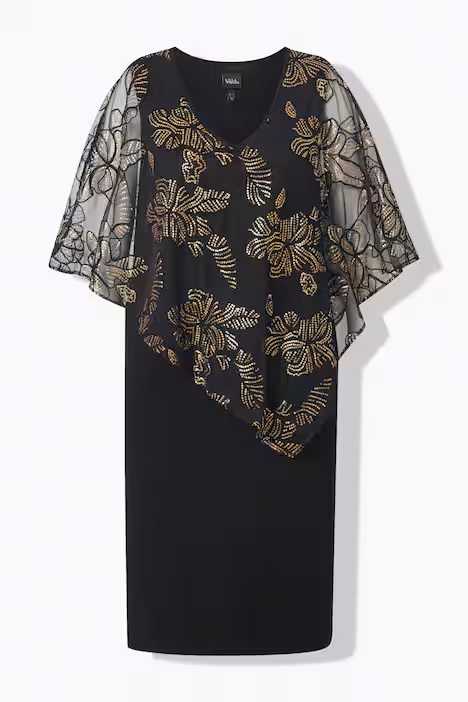 UllaPopken Sequined Chiffon Dress - Image 3