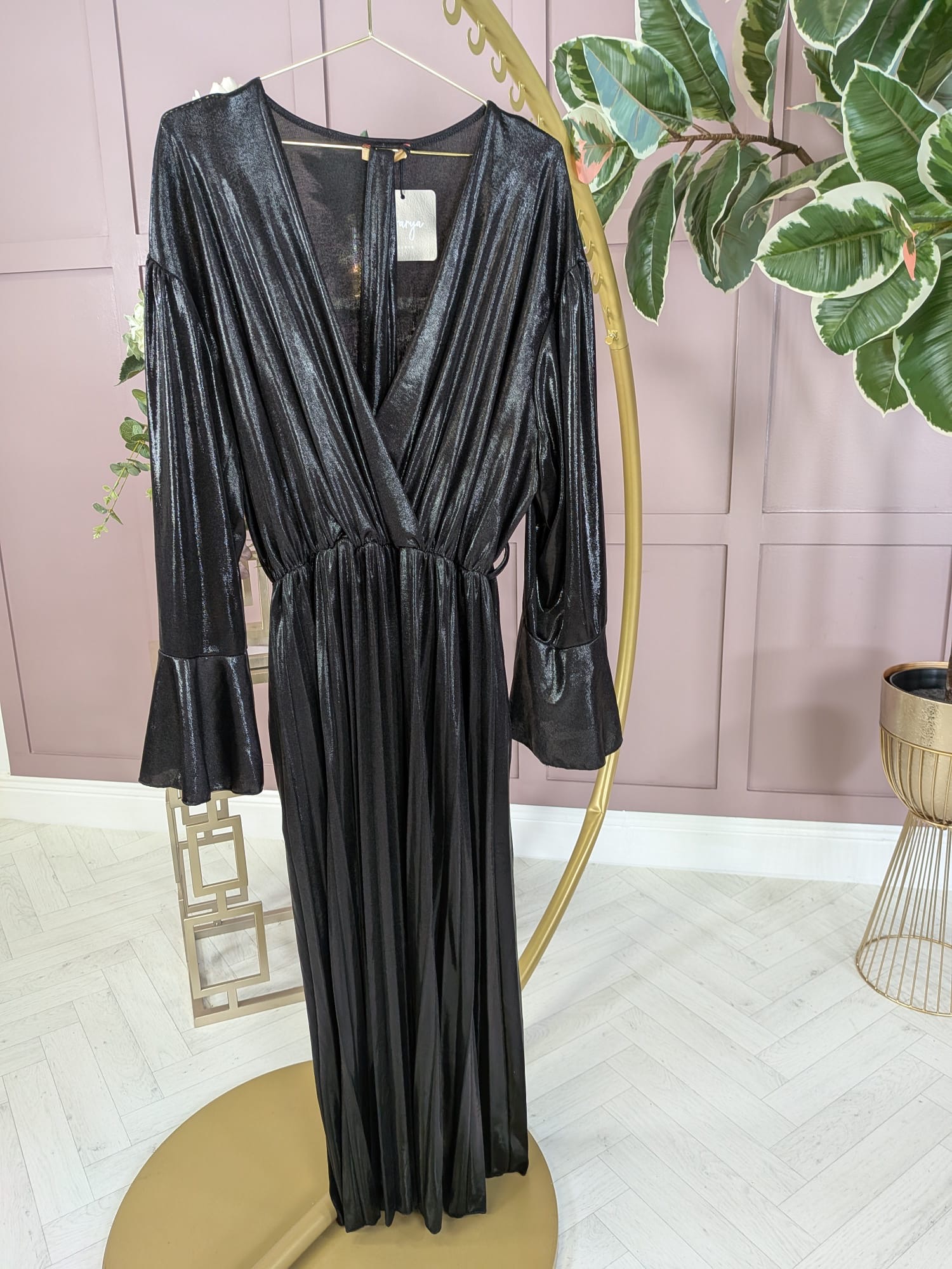 The Black Shelly Party Dress