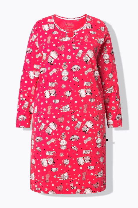 UllaPopken Cat Print Nightdresses (2 Pack) - Image 3