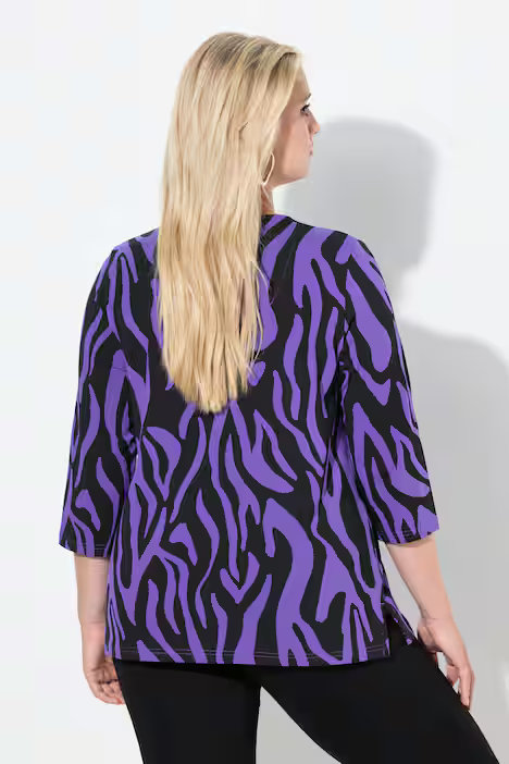 UllaPopken Purple Zebra Tee - Image 6