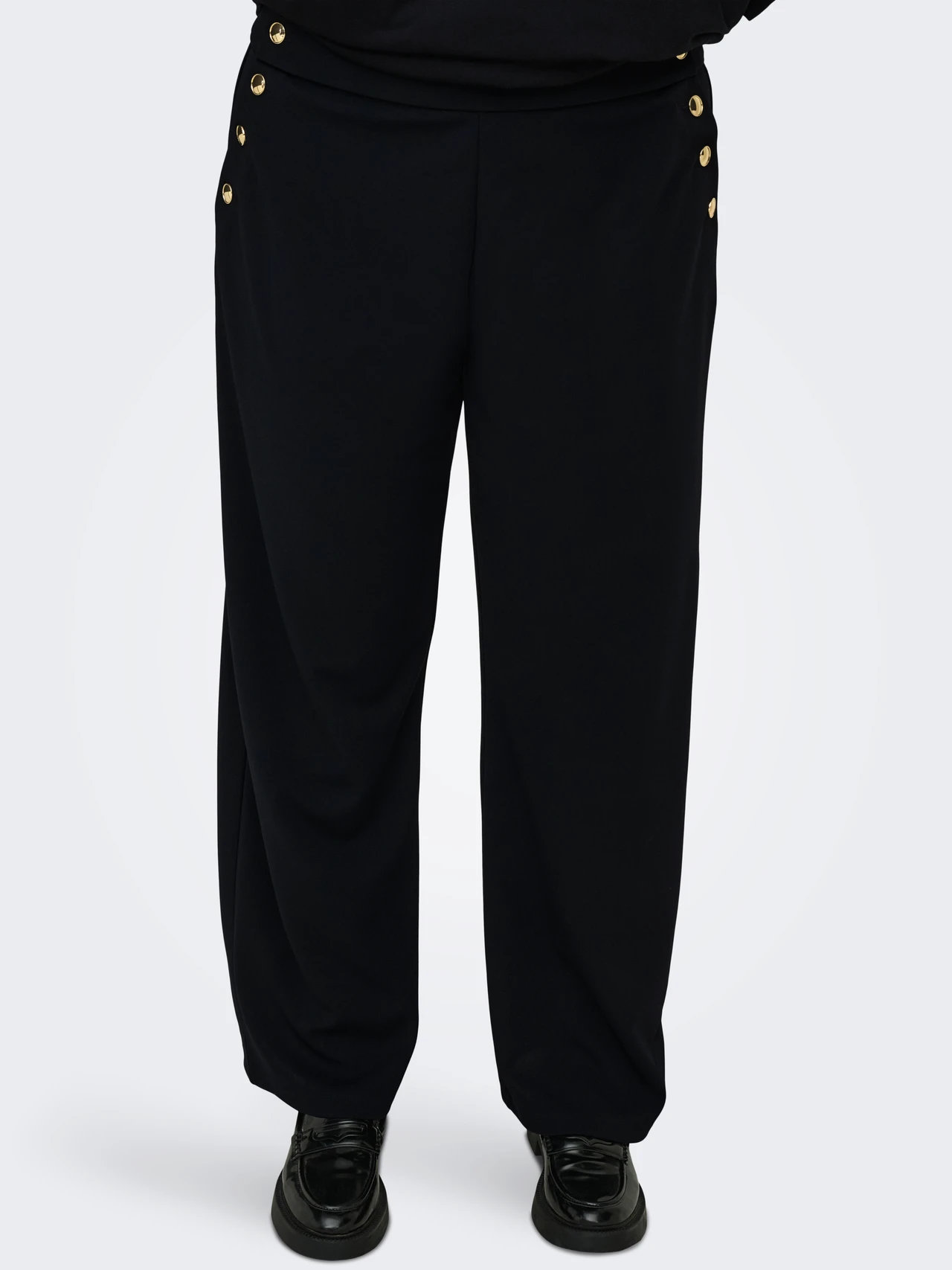 ONLY Gold Button Trousers