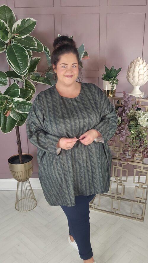 Forest Cable Swing Tunic