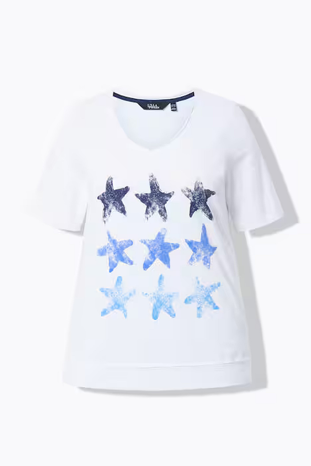 UllaPopken White Starfish Graphic Tee - Image 5