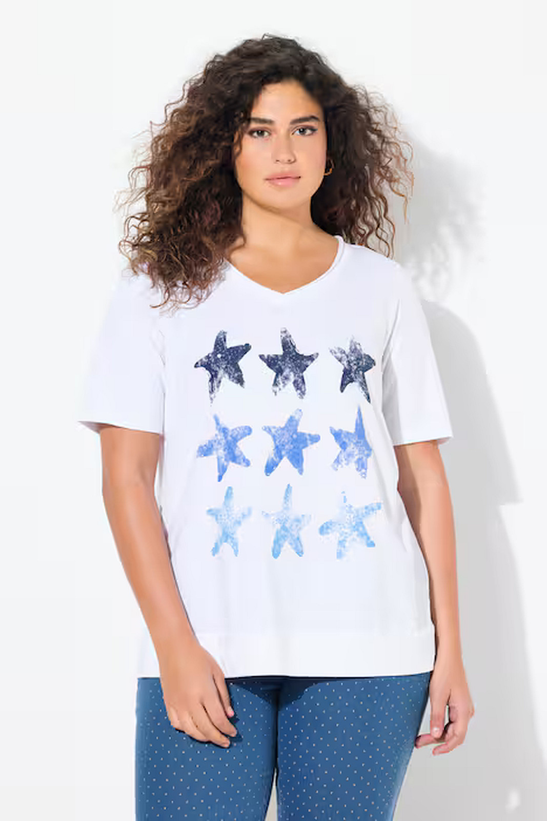 UllaPopken White Starfish Graphic Tee - Image 4