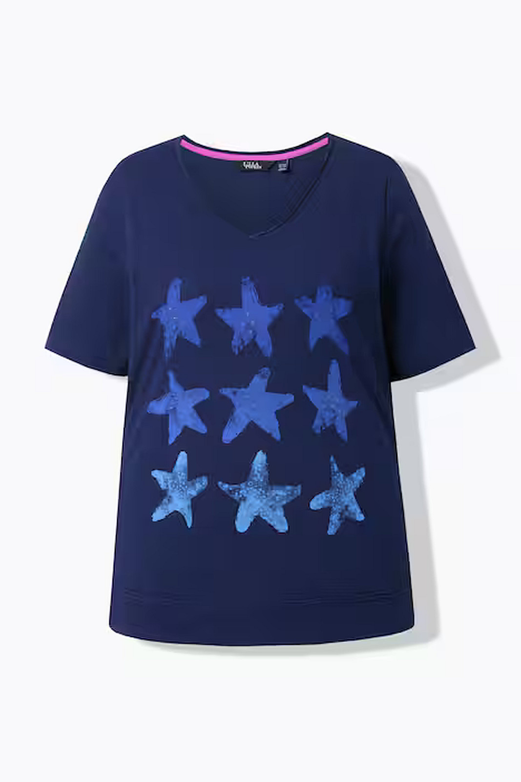 UllaPopken Navy Starfish Graphic Tee - Image 2