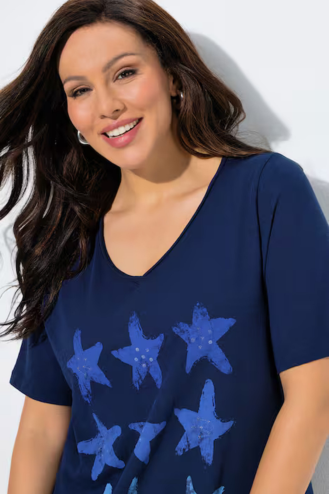 UllaPopken Navy Starfish Graphic Tee - Image 5