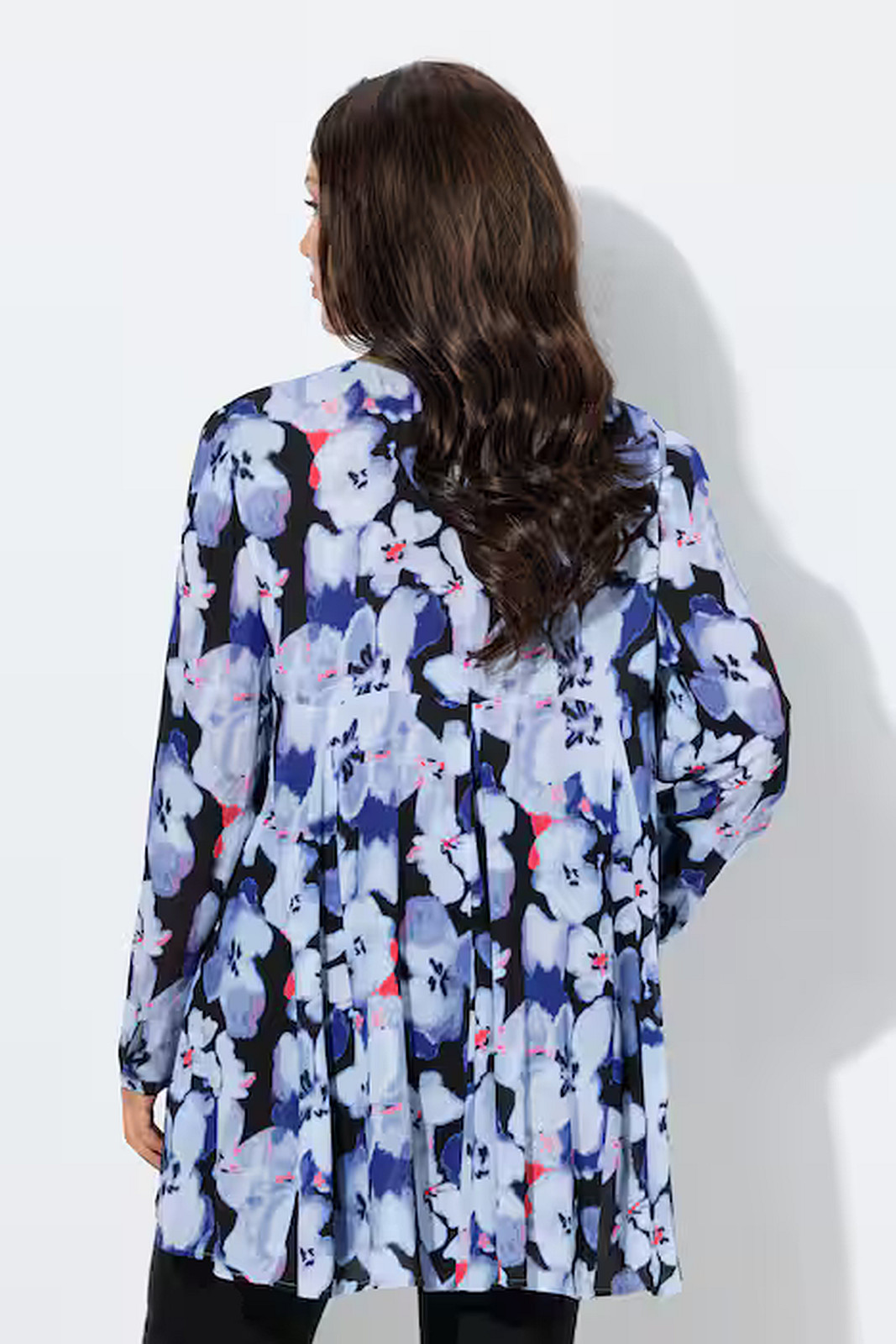 UllaPopken Floral Oversized Pleated Tunic - Image 4