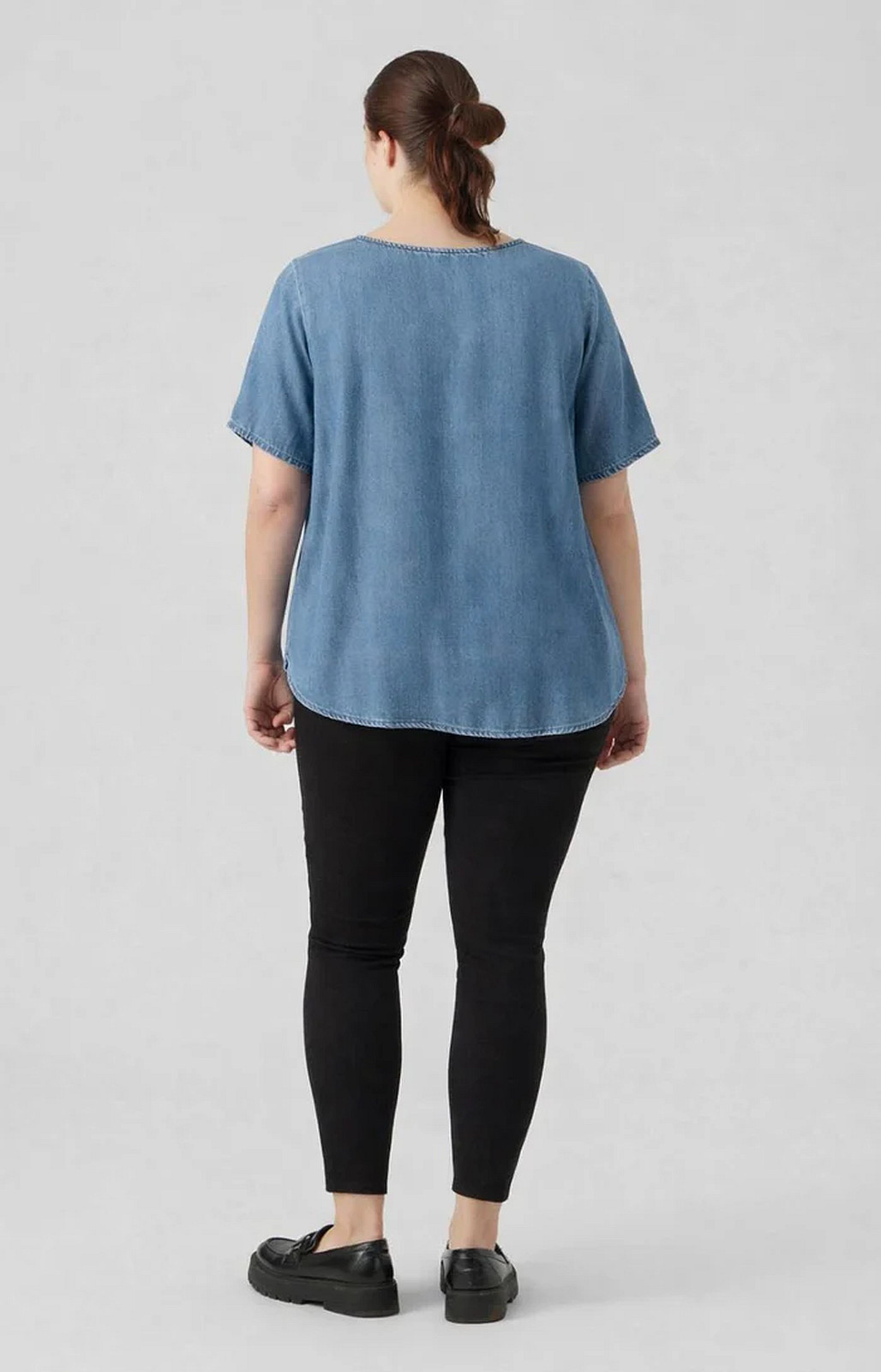 VeroModa Bree Top (Denim) - Image 3