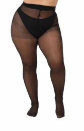 PamelaMann barely black sheer tights with smooth stretch fit and lightweight coverage