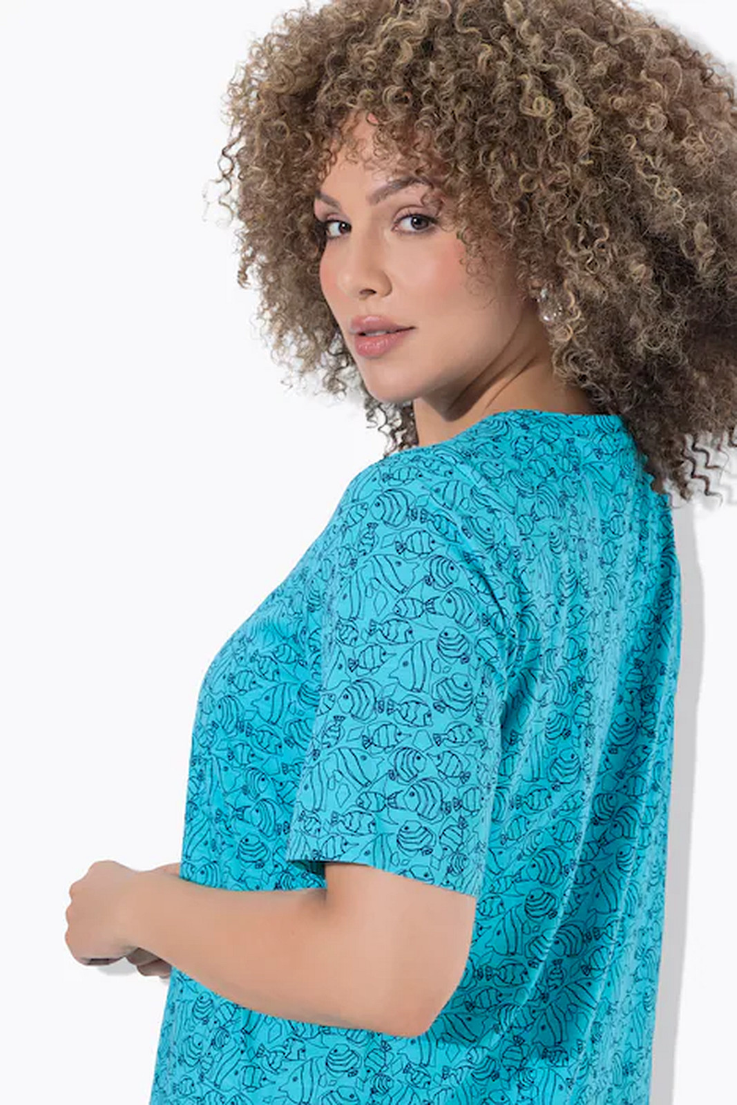 UllaPopken Fish Print Tee - Image 5