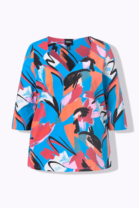 UllaPopken Brushstroke Print Tee - Image 2