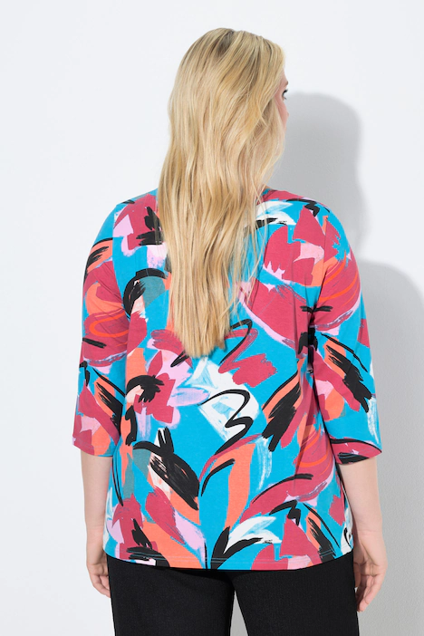 UllaPopken Brushstroke Print Tee - Image 6