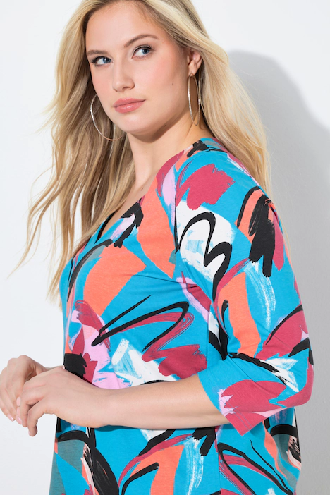 UllaPopken Brushstroke Print Tee - Image 3