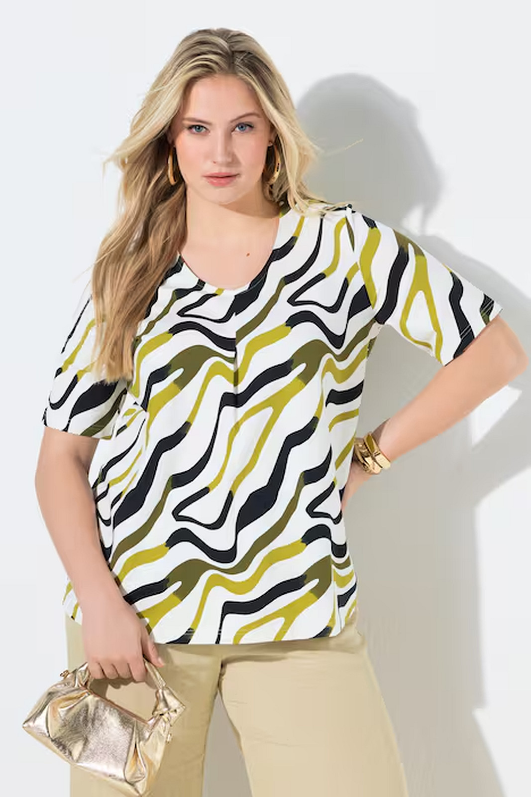 UllaPopken Wave Print Tee
