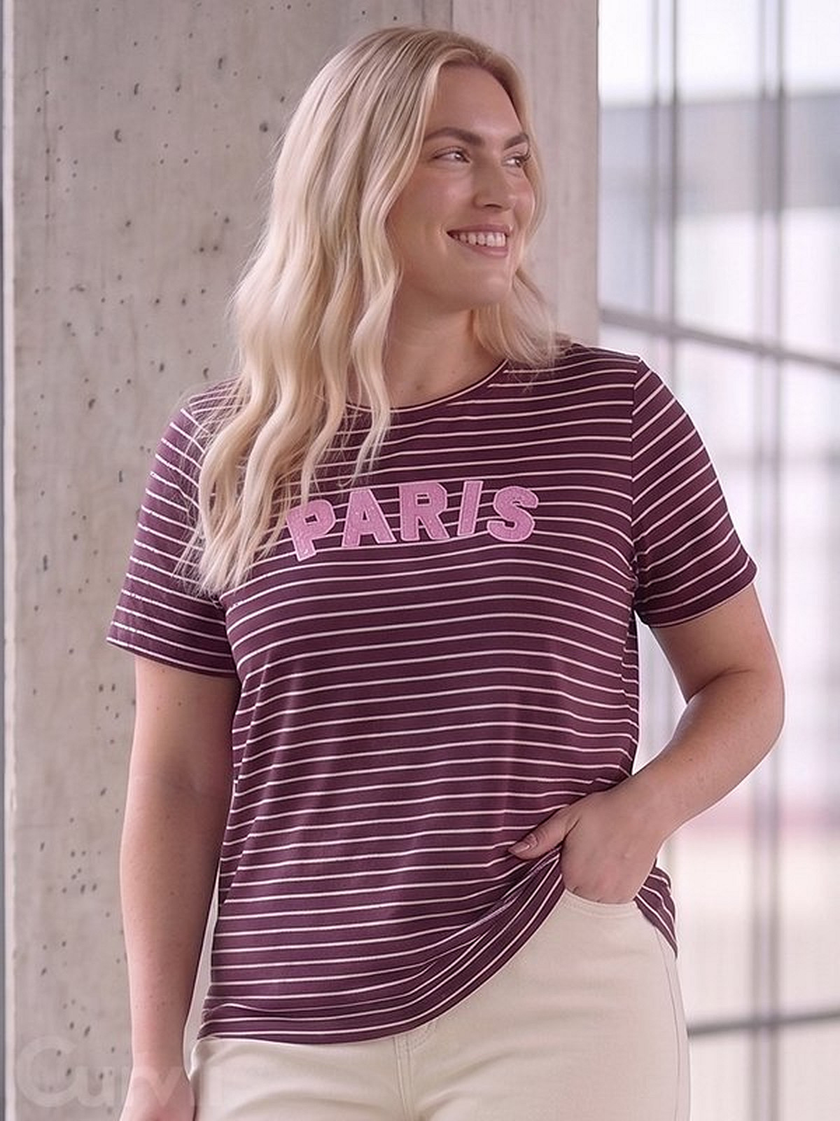 ONLY Paris Striped TShirt