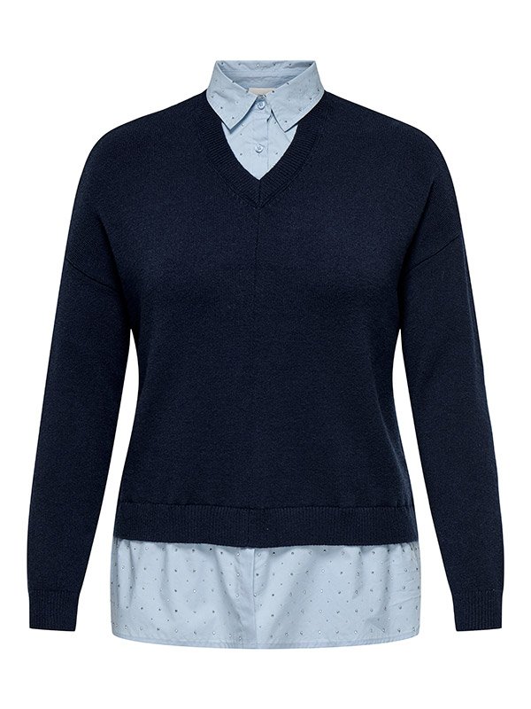 ONLY Layered Shirt Sweater - Image 2